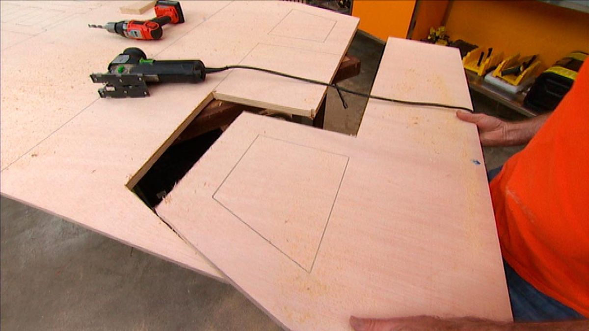 Cómo hacer una cuna con forma de camión paso 1