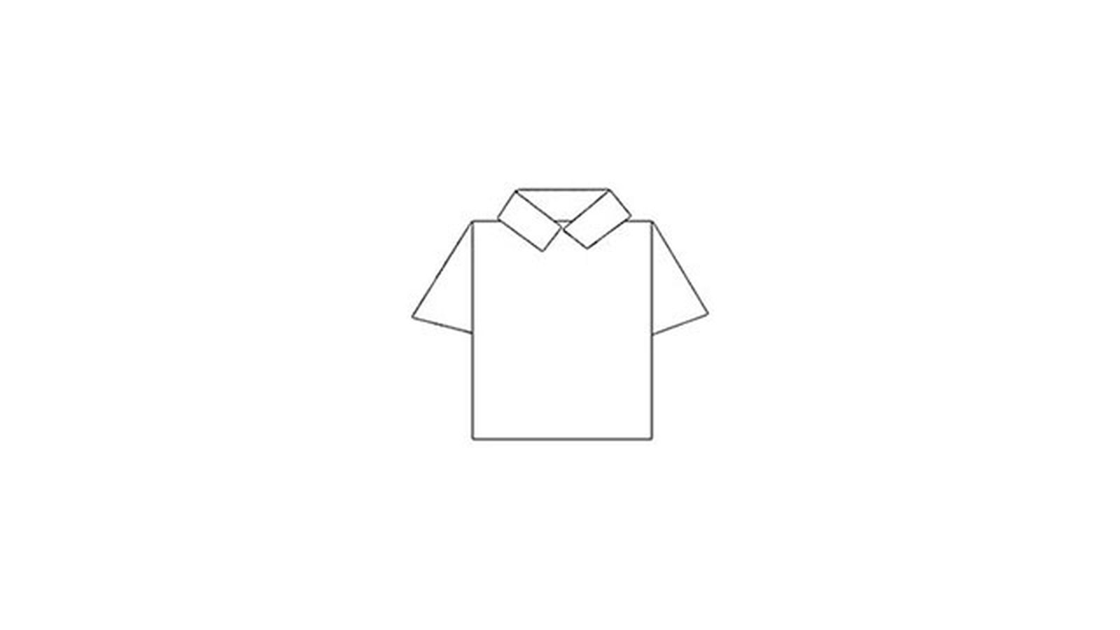 Hacer camisa origami paso 6