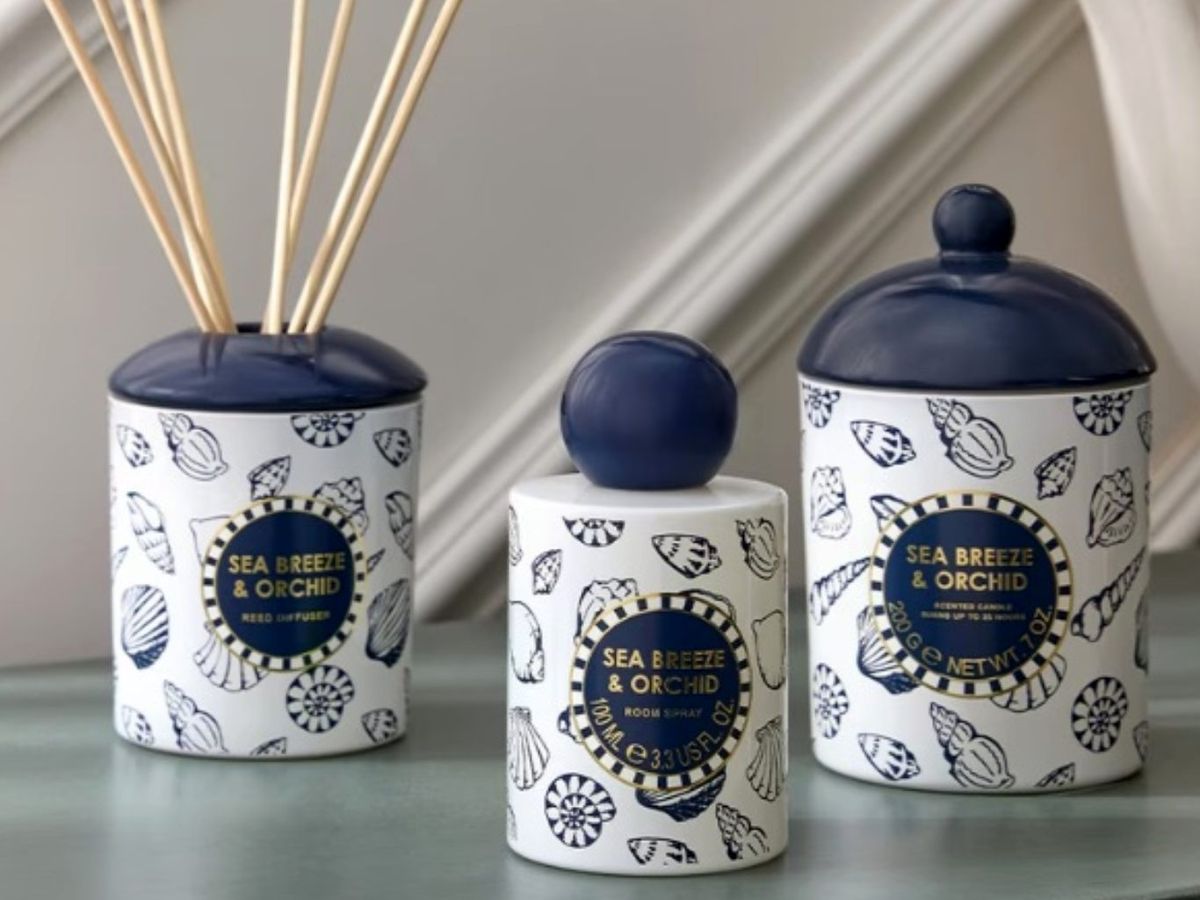 Perfume para el hogar de inspiración costera