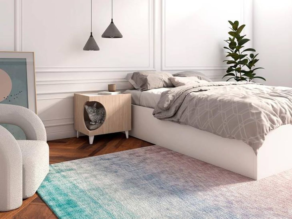 mesita noche mascotas amazon