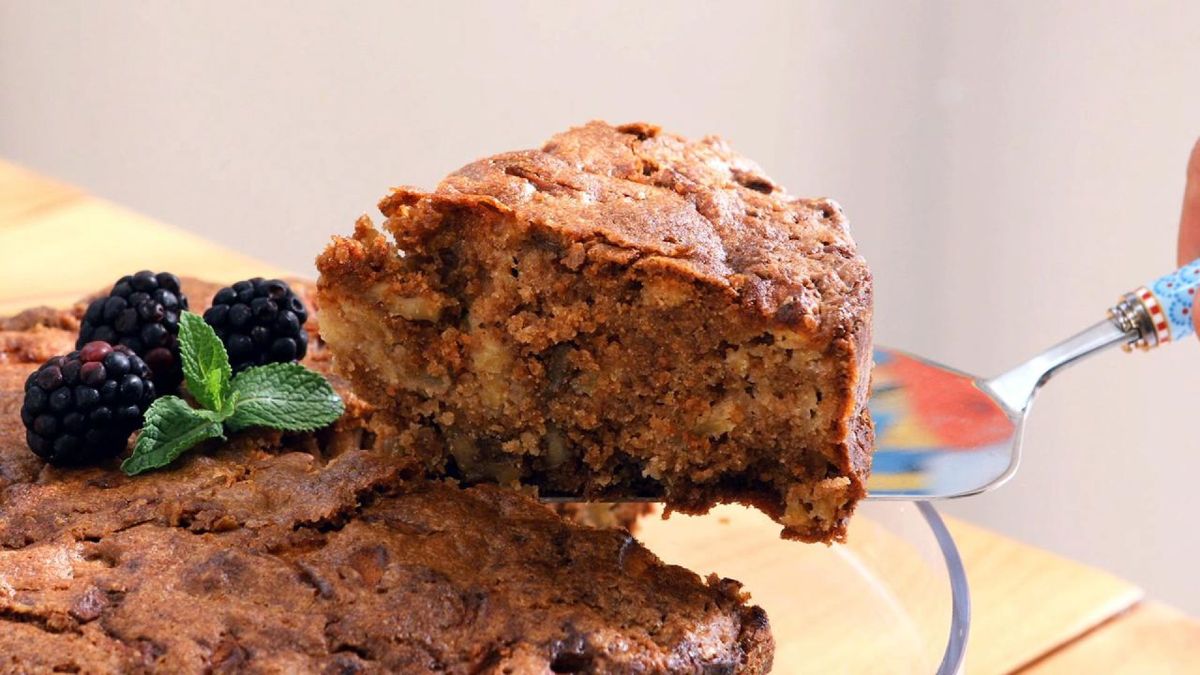 Bizcocho de manzana y nueces   Paso 6