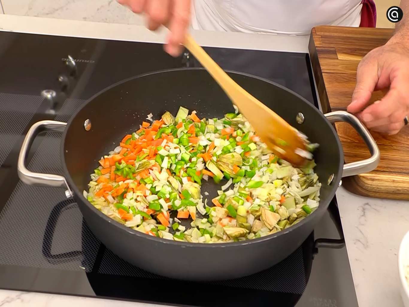 Prepara el sofrito