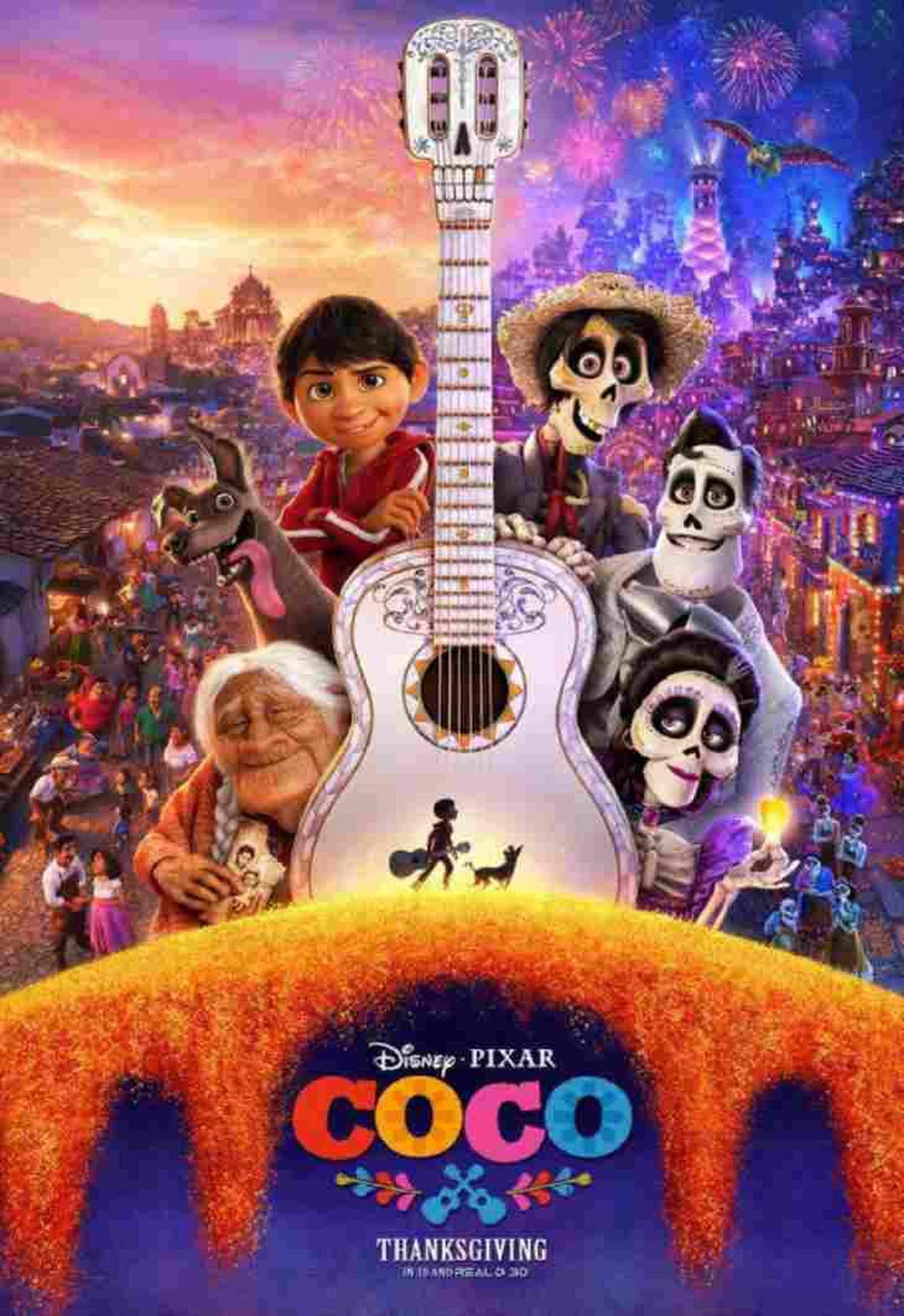 Portada de Coco (2017), de Adrián Molina y Lee Unkrich