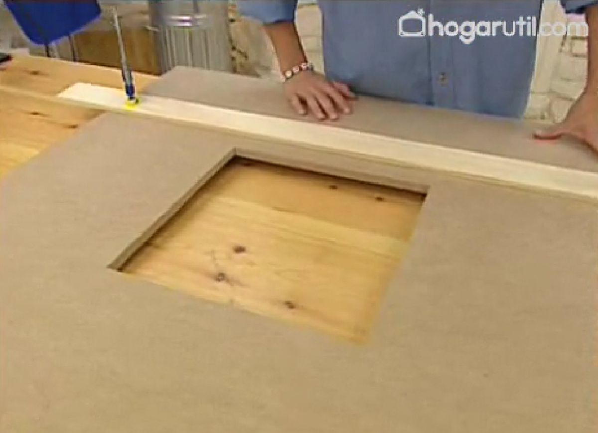 Cómo crear un marco para un espejo p2