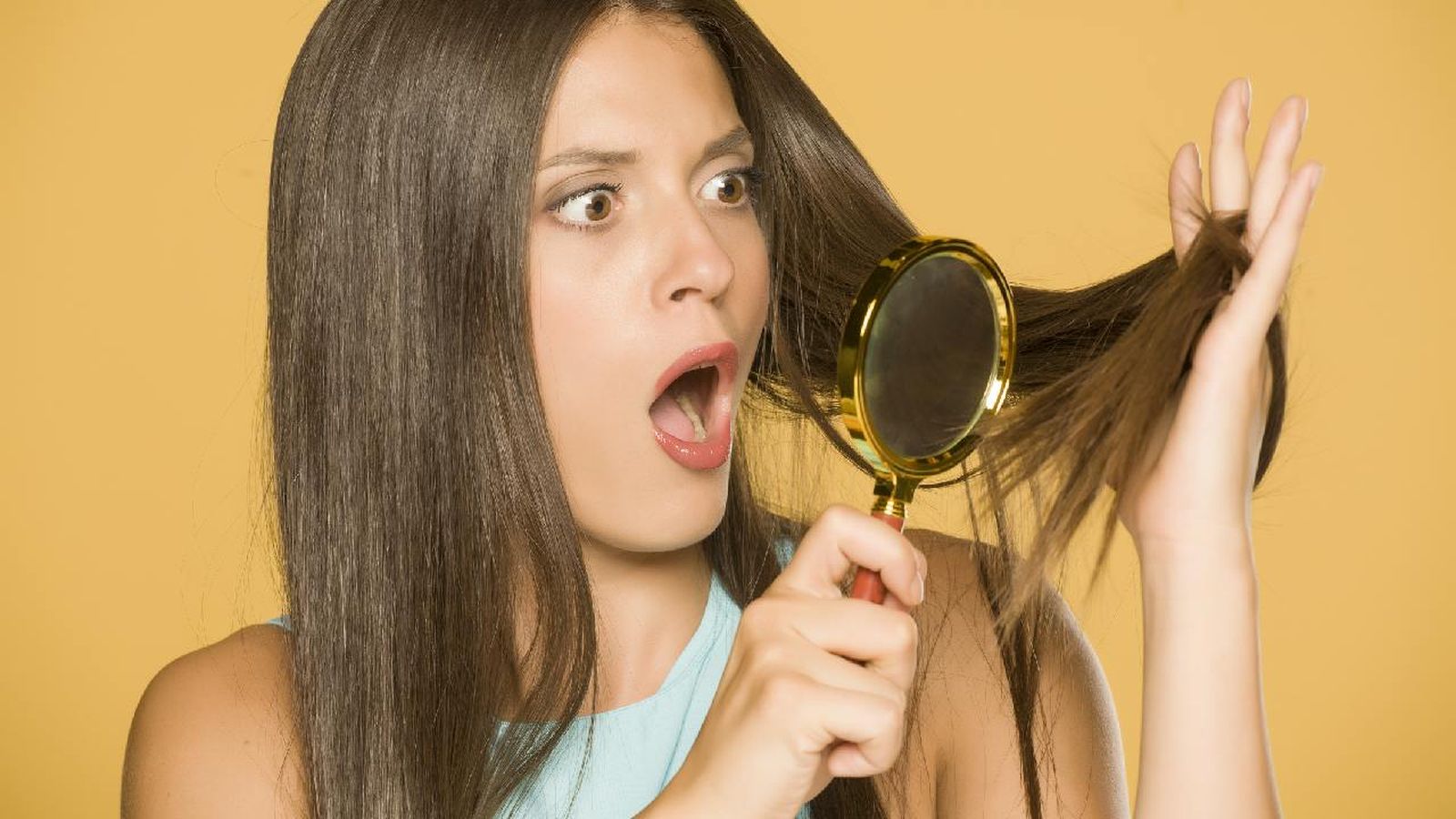 Puntas abiertas en el pelo