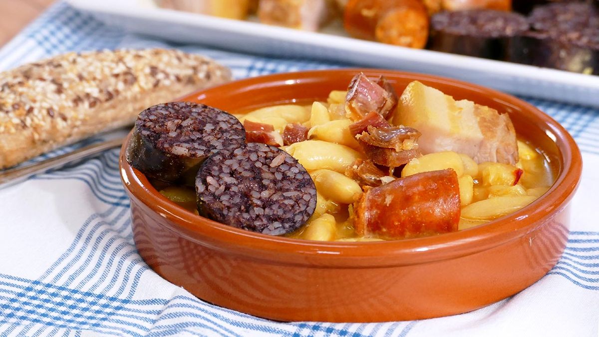 Platos de cuchara de toda la vida  fabada asturiana