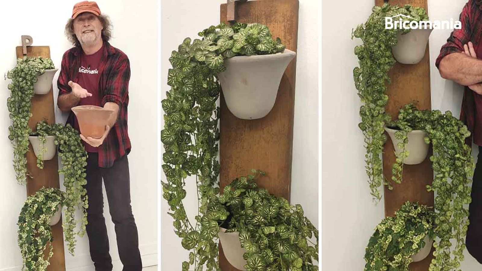 Bricomania 35 macetero pared xl