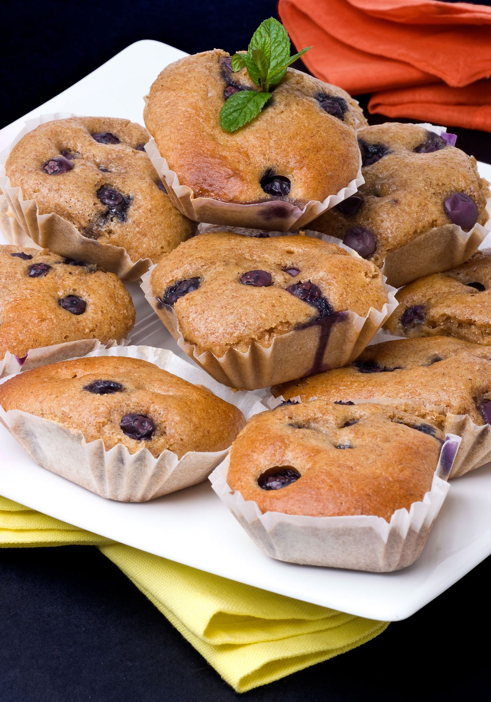 220 magdalenas con arandanos