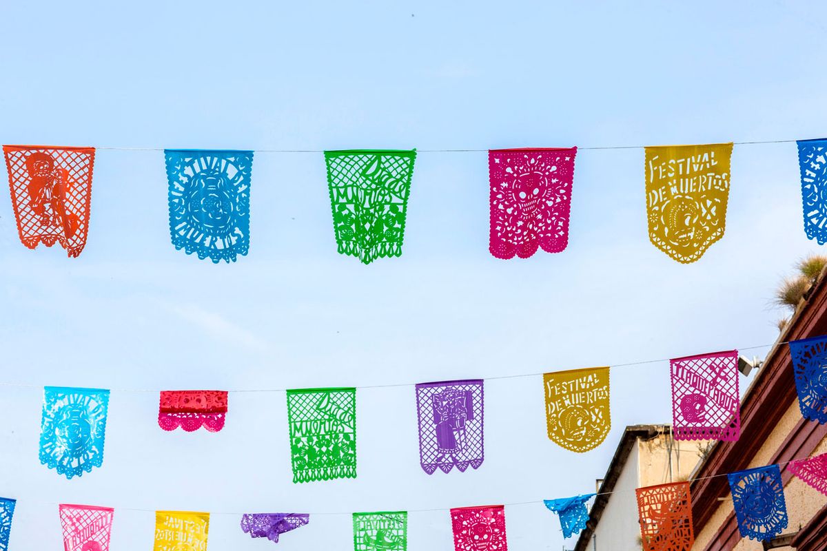 artesania dia de muertos papel picado