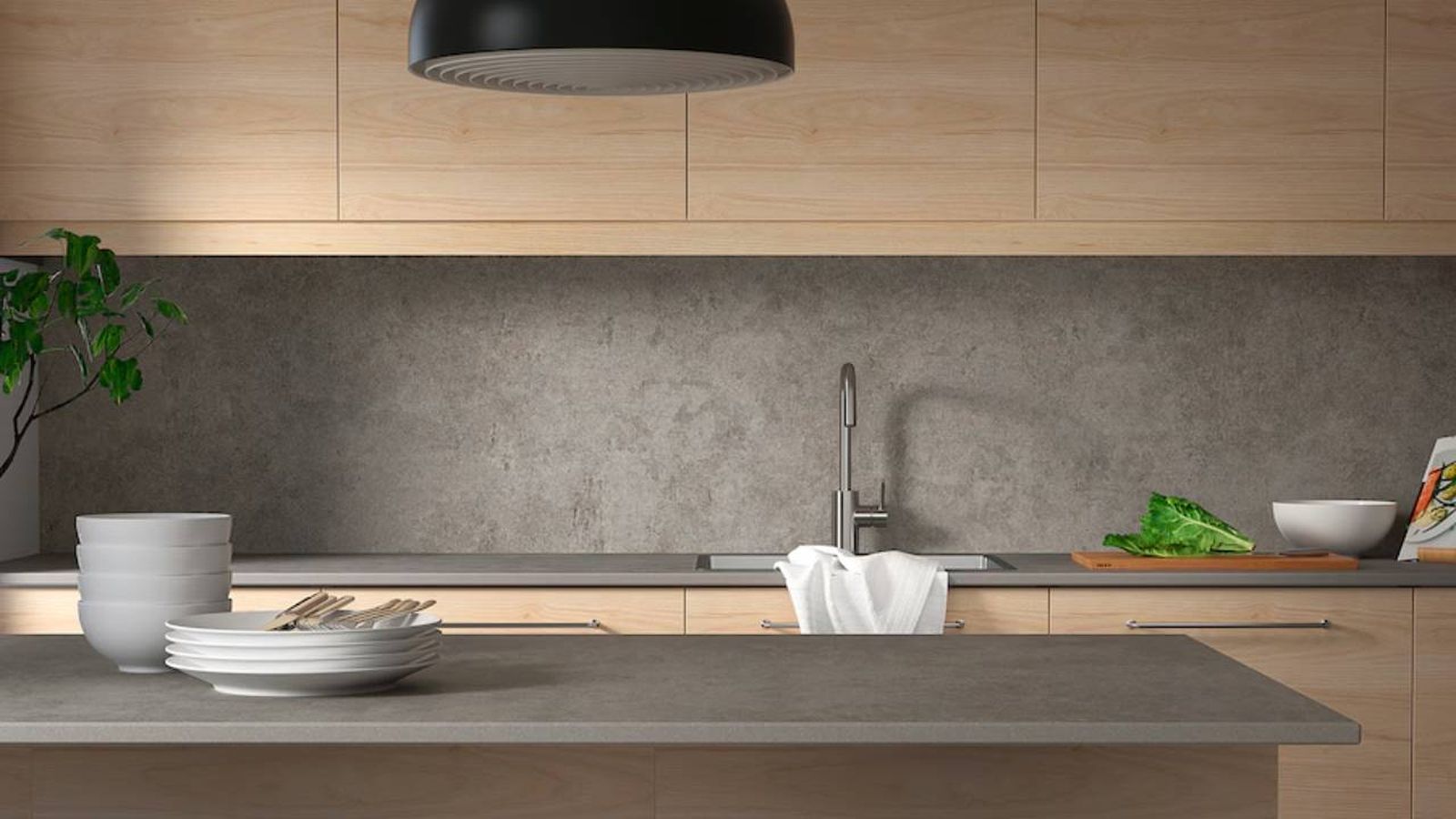 cocina azulejo imitacion piedra