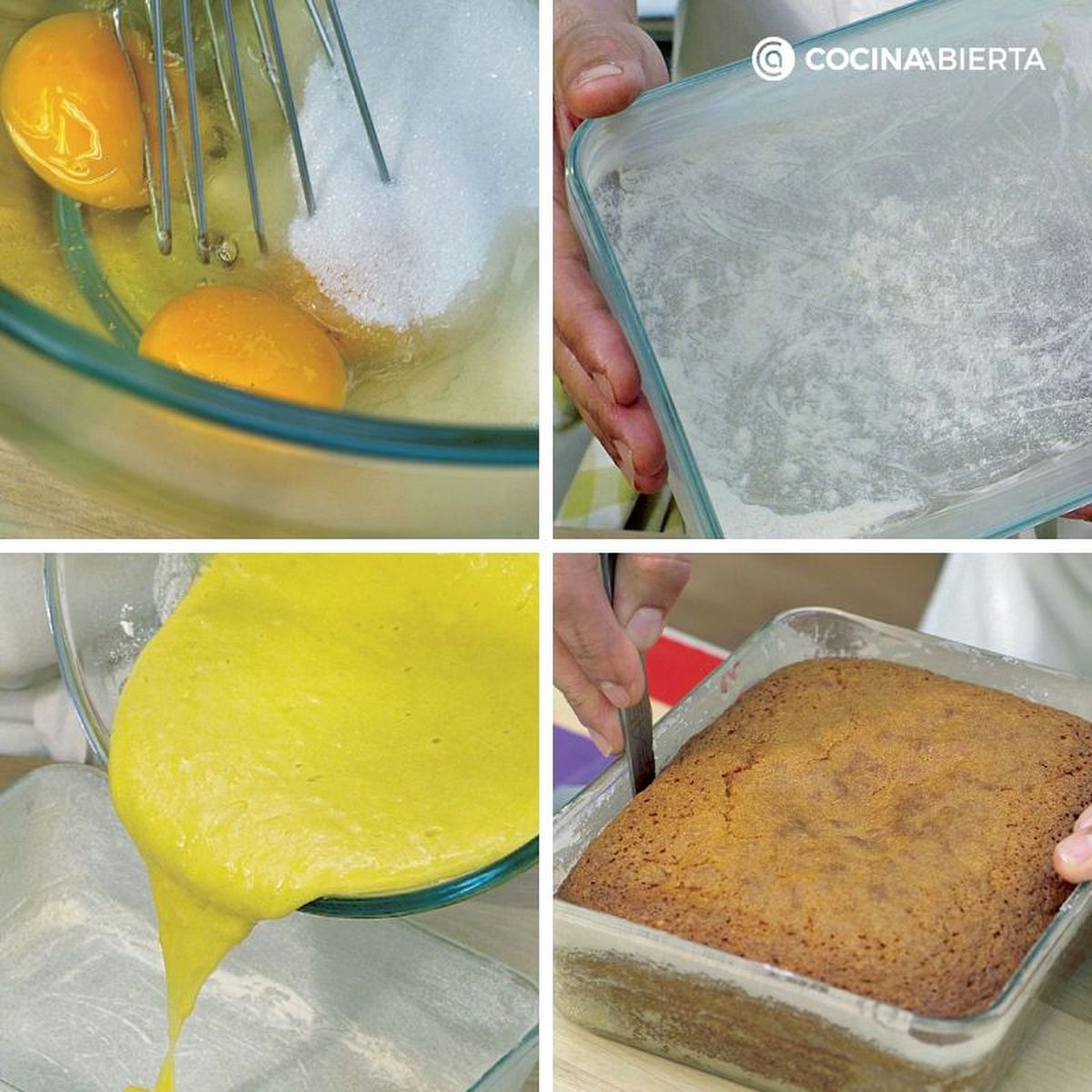 bizcocho de yogur paso a paso