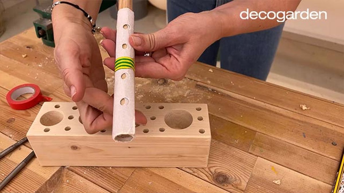 manualidades ordenar escritorio portalapices paso 5