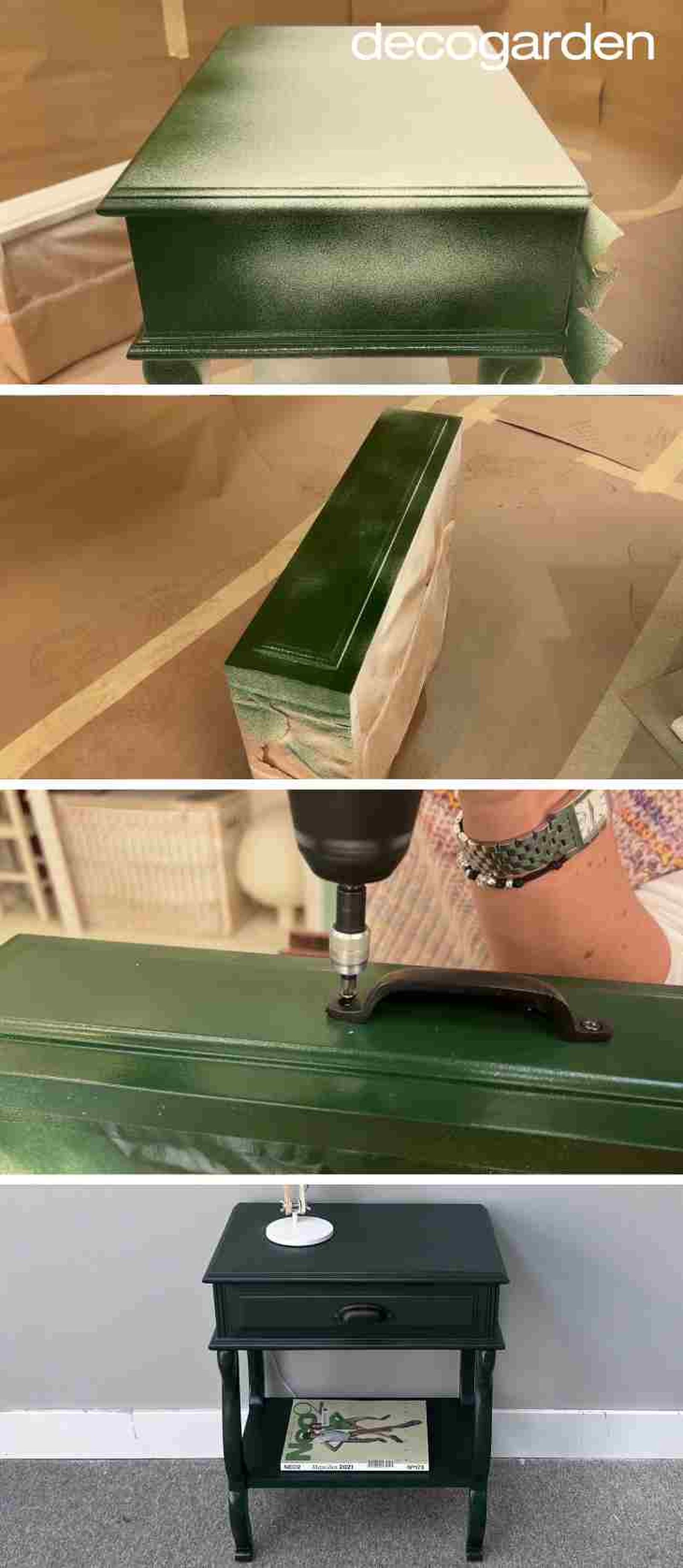 Últimos pasos para pintar melamina