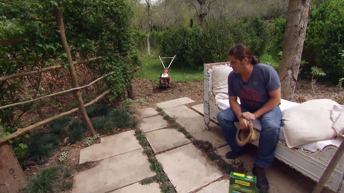 deco 657 jardineria plantar cesped camino losas recordatorio