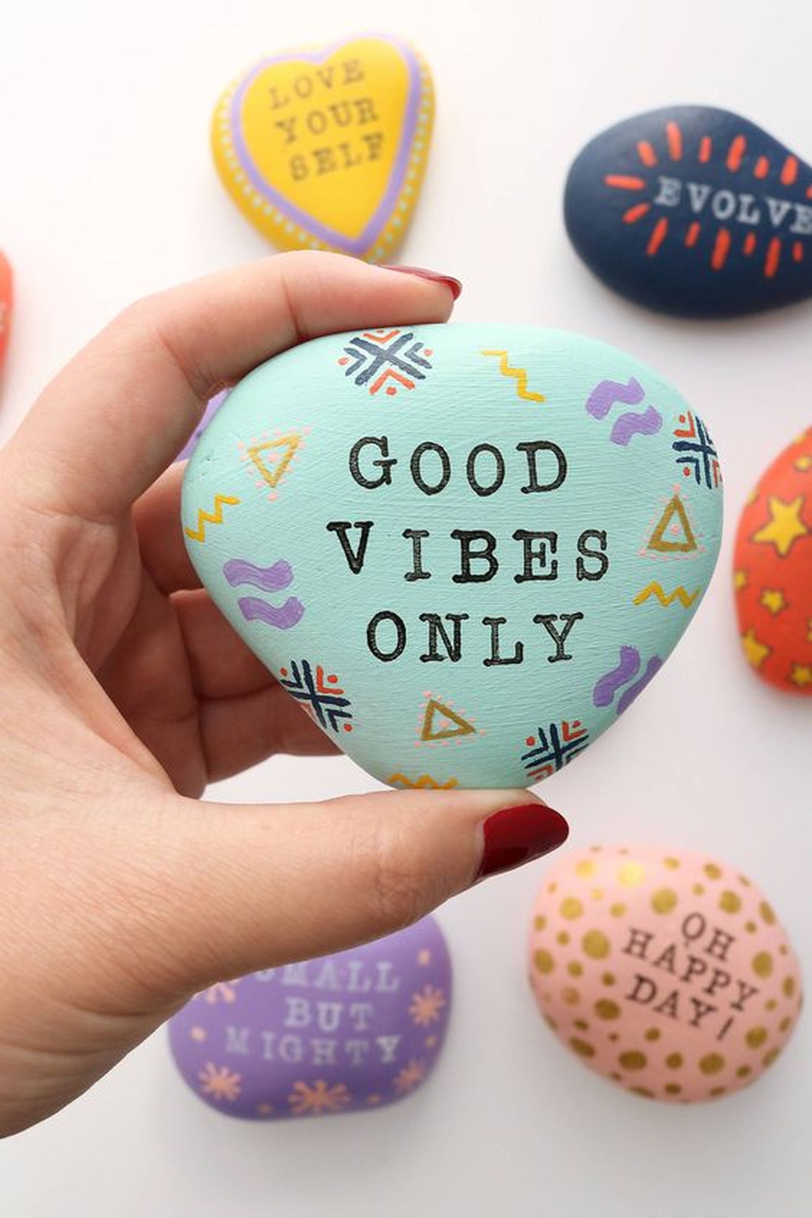 frases motivacionales con piedras