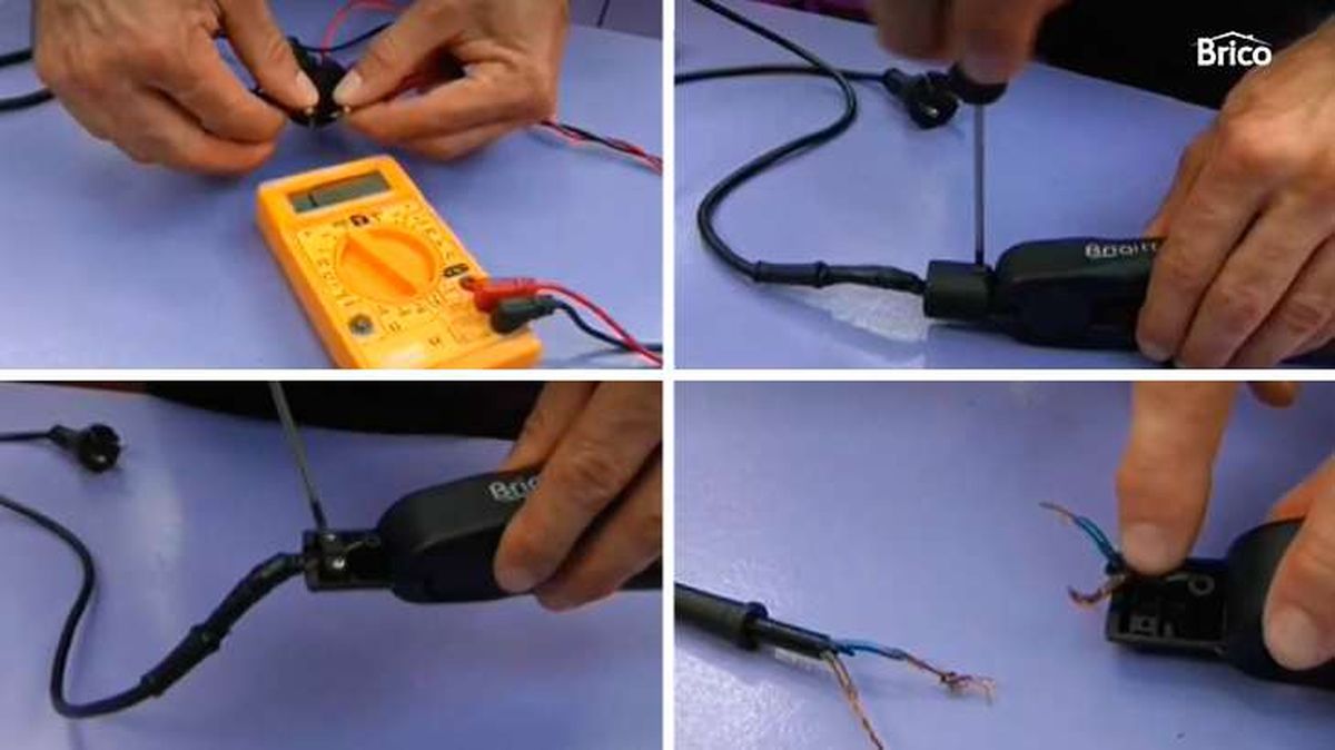 Pasos para cambiar el cable de la plancha del pelo