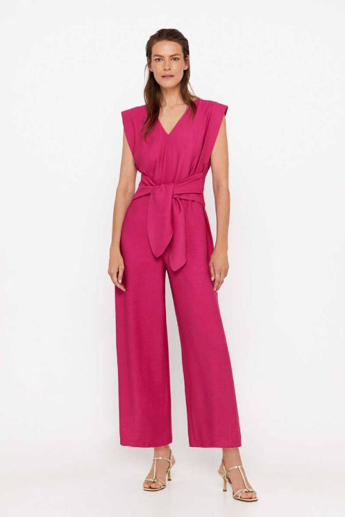 mono cortefiel fucsia