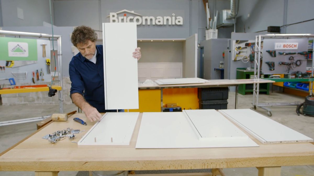 Hacer un mueble suspendido para la pared paso 1