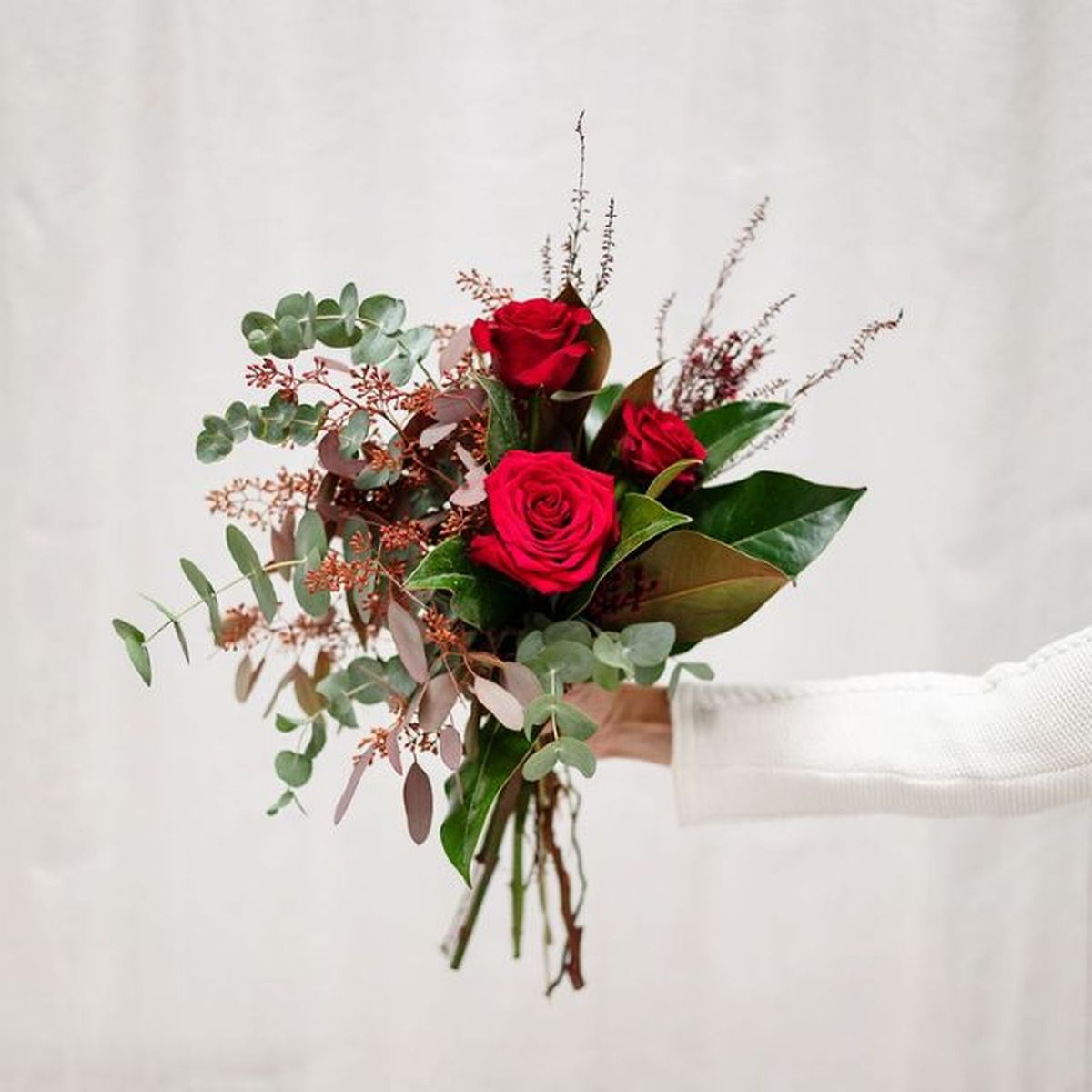 ramo de flores navidad noel