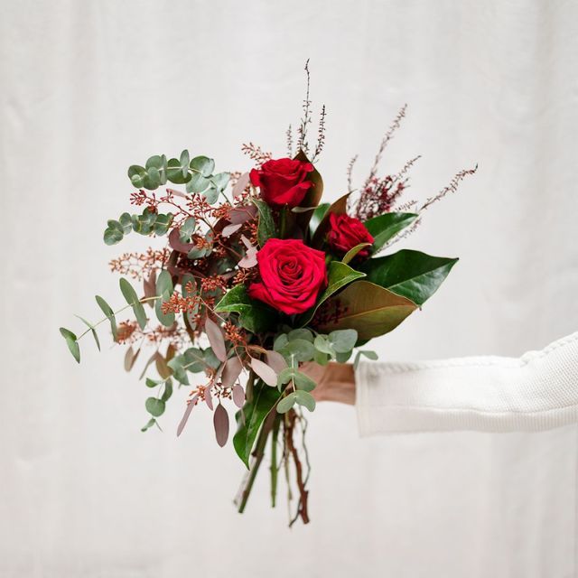 ramo de flores navidad noel