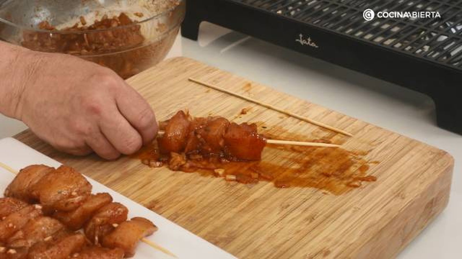 JATA Pinchos morunos pollo paso 3