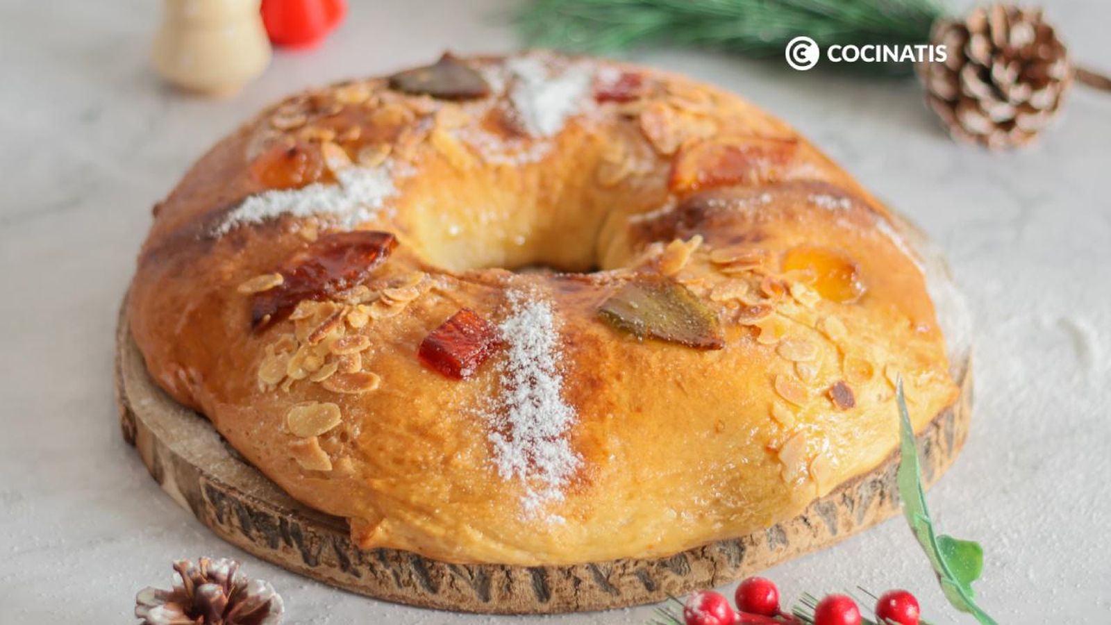 Roscón de Reyes vegano