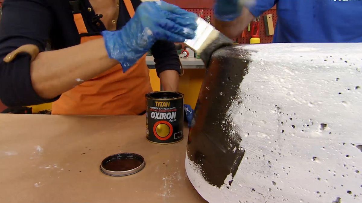 Jardinera de hormigón móvil paso 9