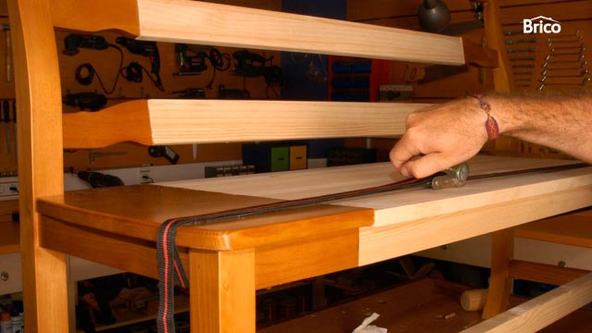 Transformar una silla en un banco paso 12