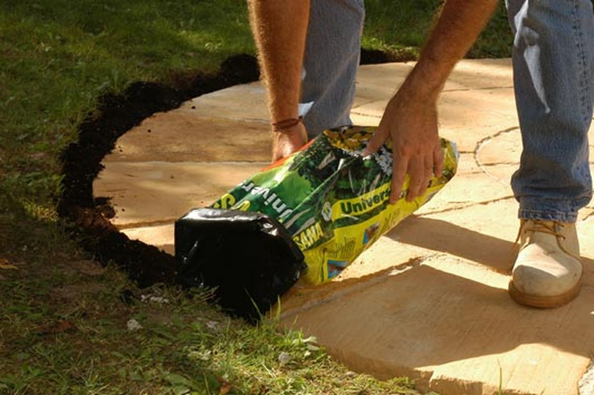 Enlosado decorativo para jardín paso 12