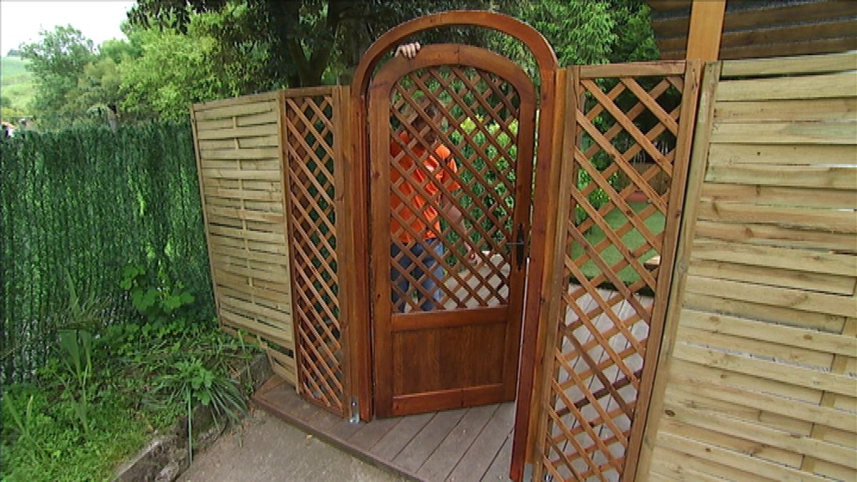 Puerta para la terraza paso 14