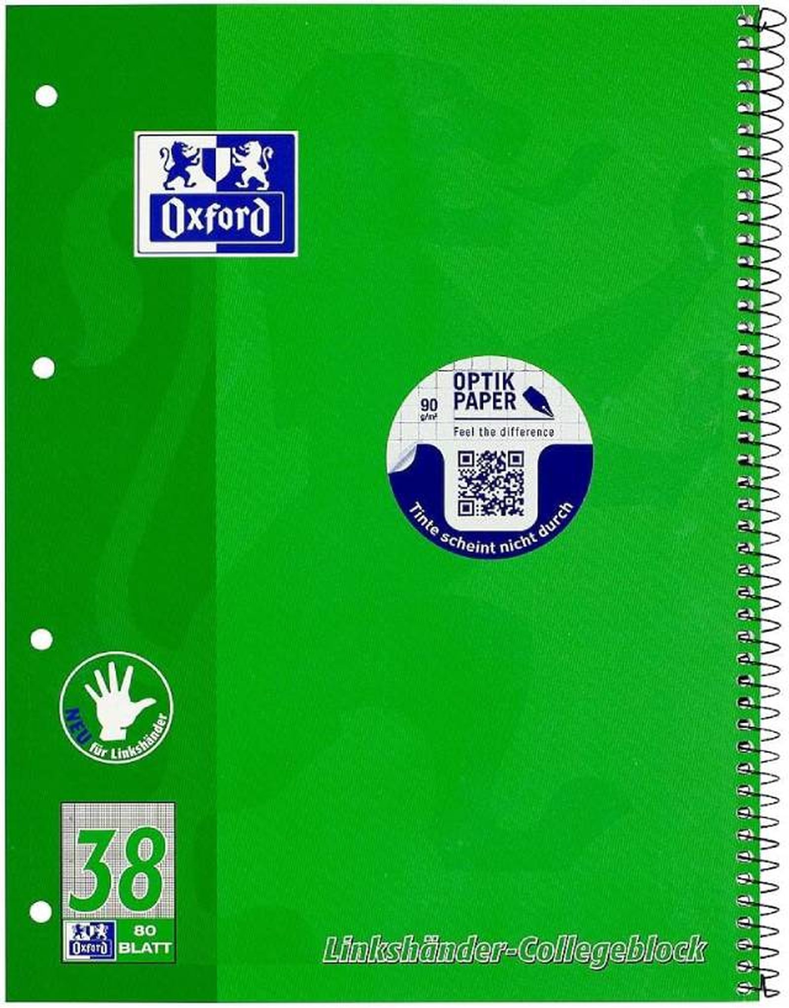 cuaderno oxford zurdos