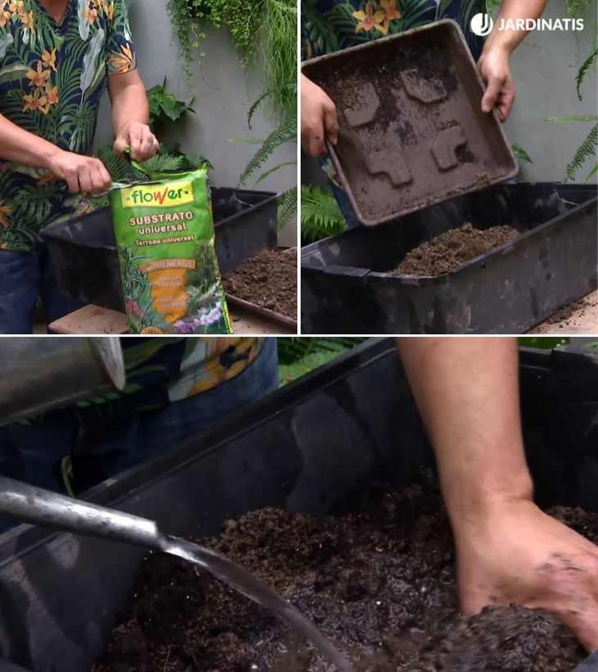 Paso a paso para hacer sustrato para el nenúfar