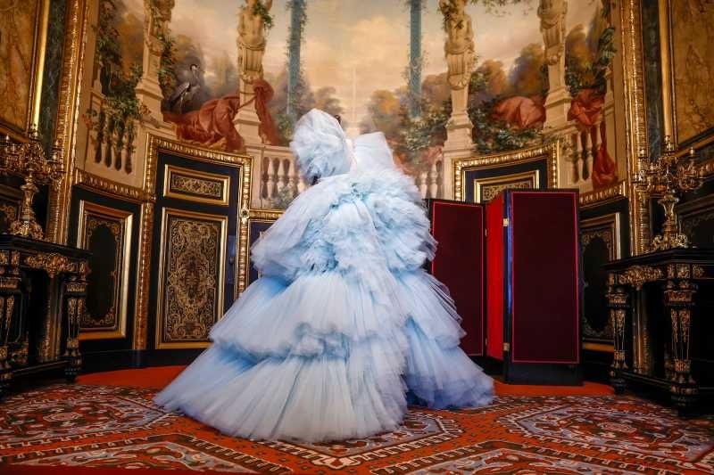 Vestido de tul de Giambattista Valli 2018-2019
