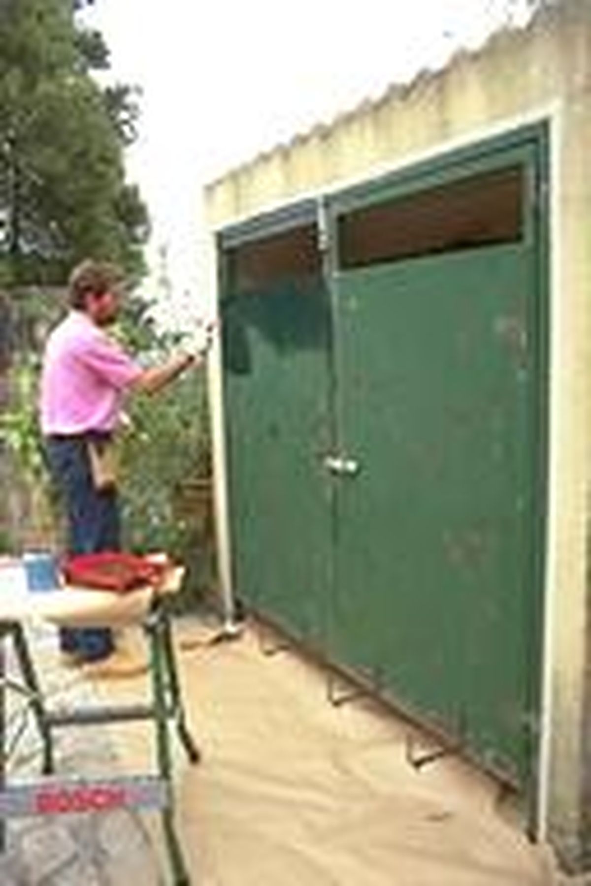 Solución decorativa para puerta de exterior paso 5