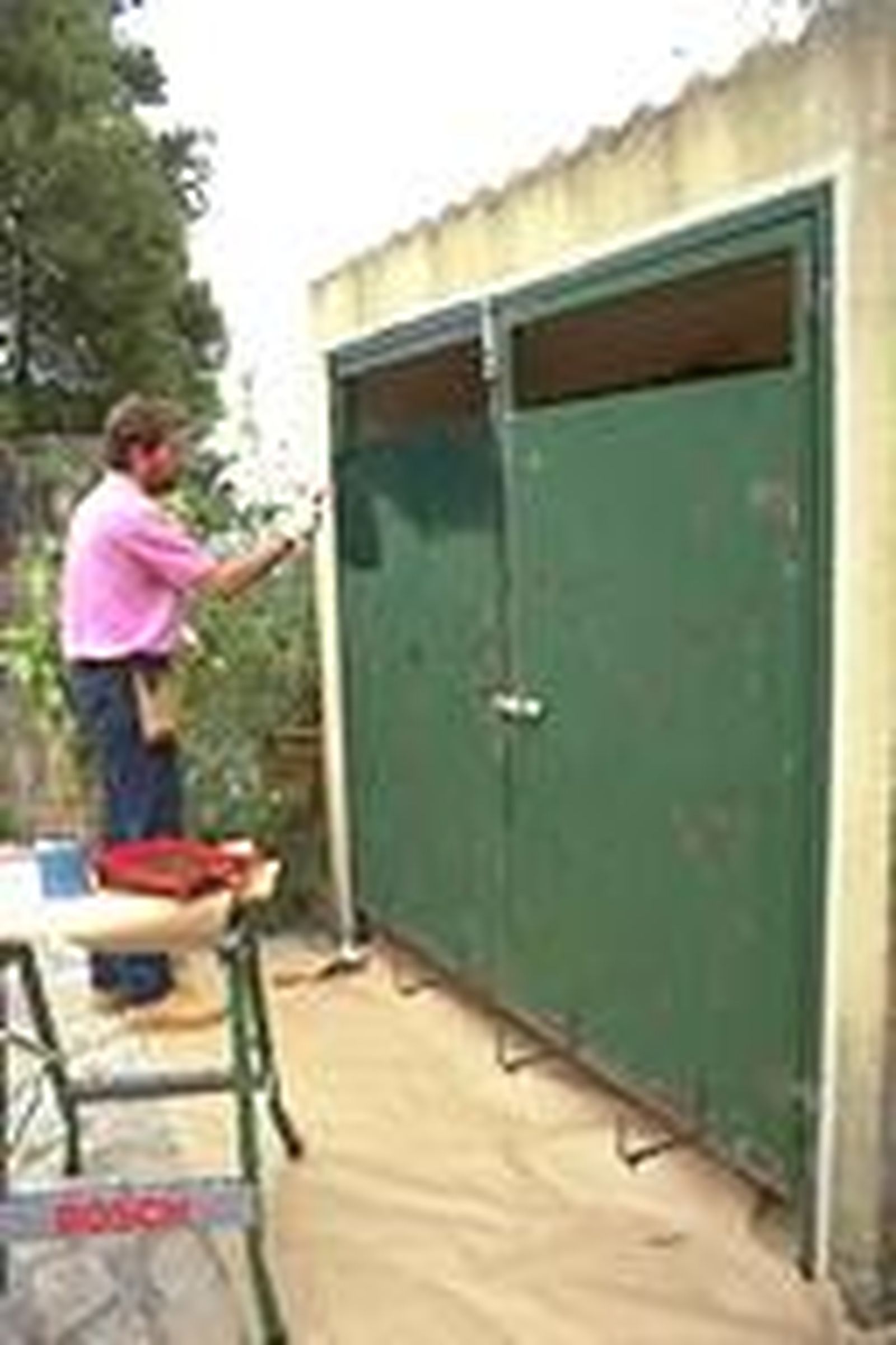 Solución decorativa para puerta de exterior paso 5