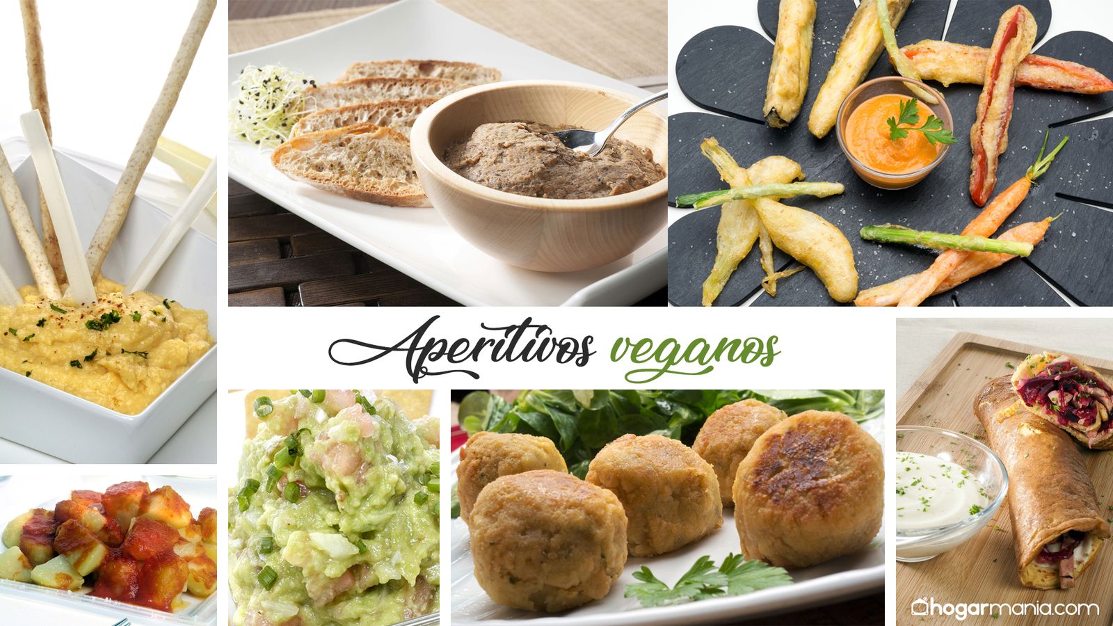 aperitivos veganos entrantes recetas faciles