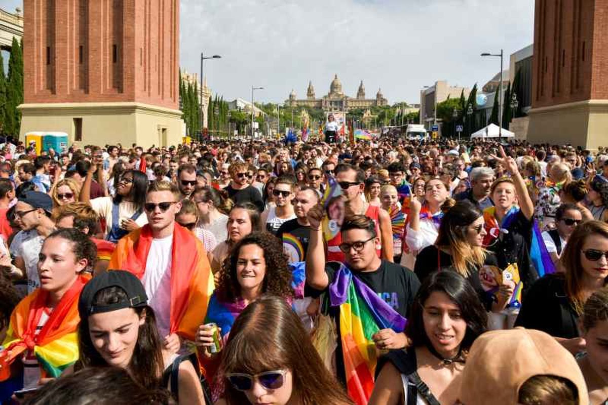 Desfile del Orgullo en Barcelona