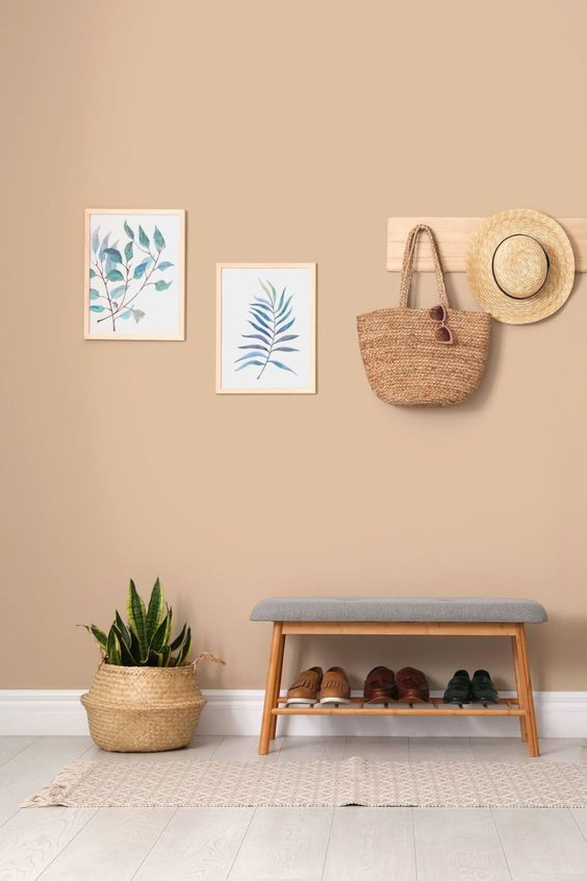 recibidor color topo