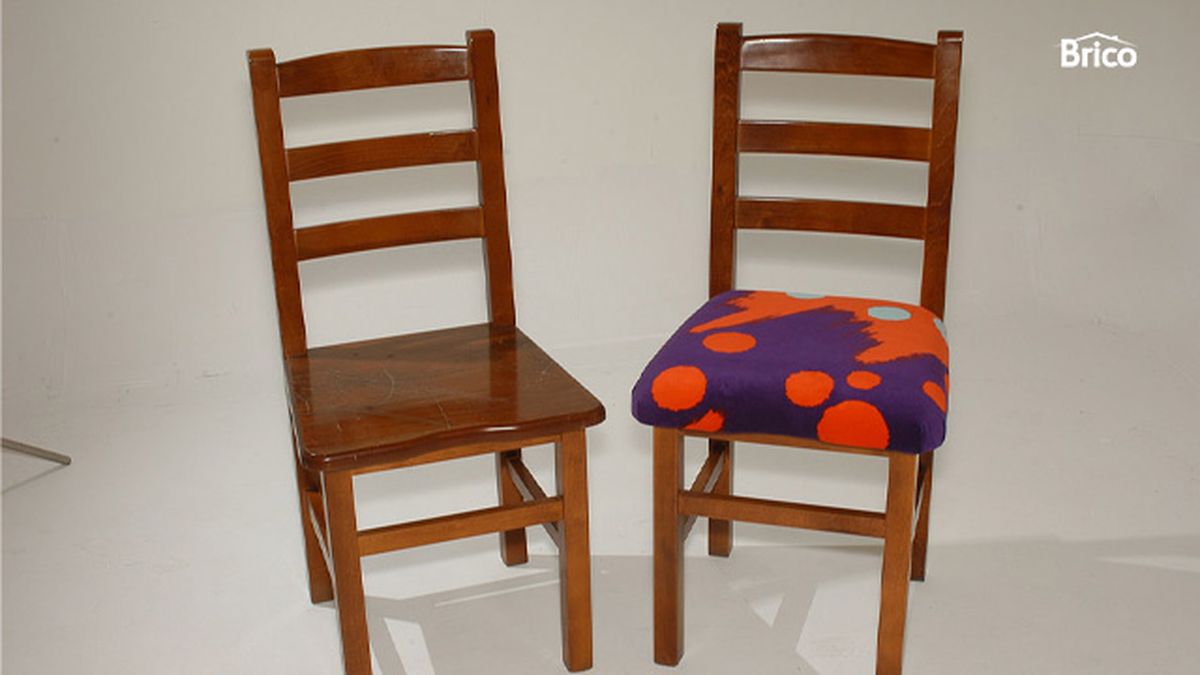 Restaurar y tapizar silla de madera