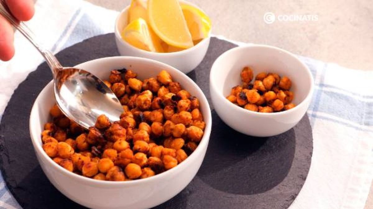 Garbanzos especiados al horno   Paso 4