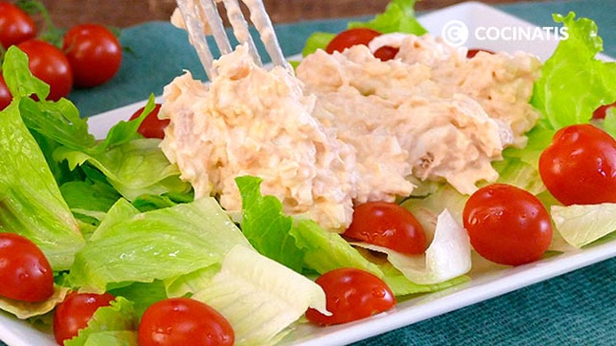 Receta de ensaladilla de atún y huevo duro  paso 5
