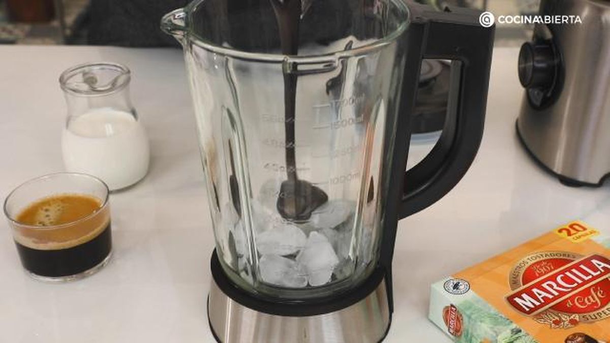 Marcilla cafes refrescantes frappuccino paso 1