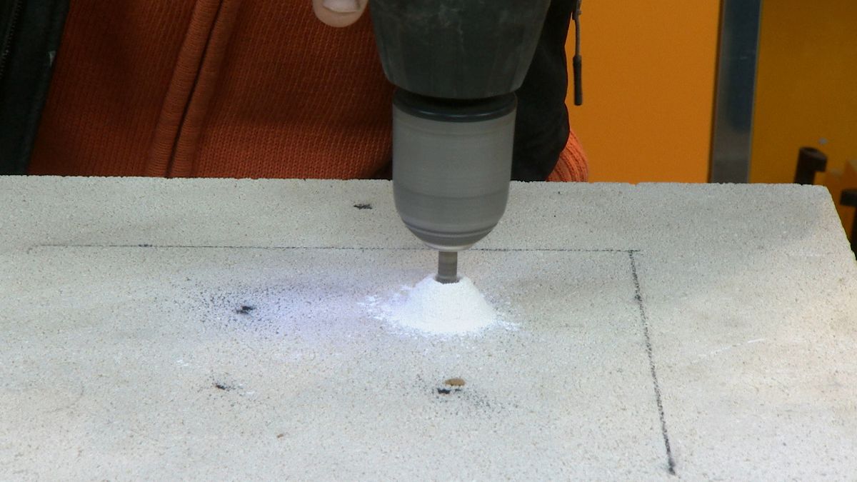 Luminaria de jardín paso 8