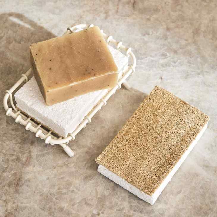 zara home estropajos sostenibles fibra vegetal para vajilla