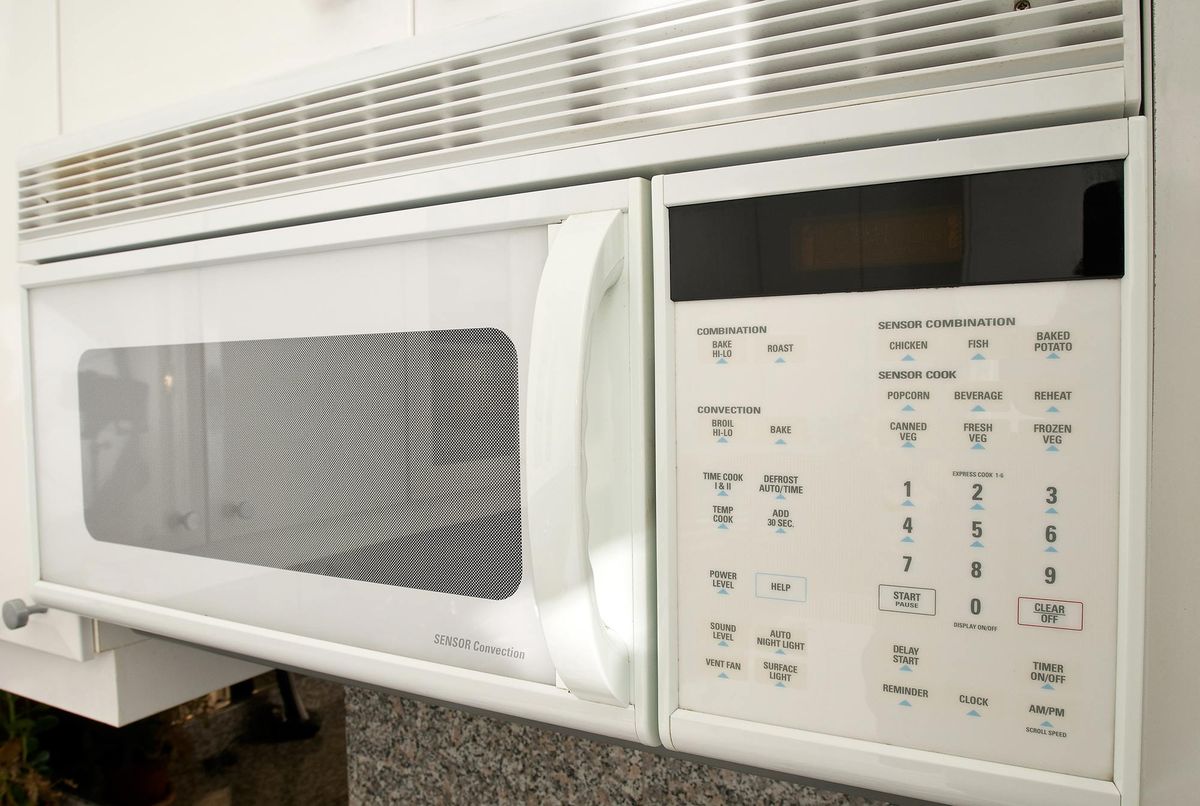 limpieza de microondas