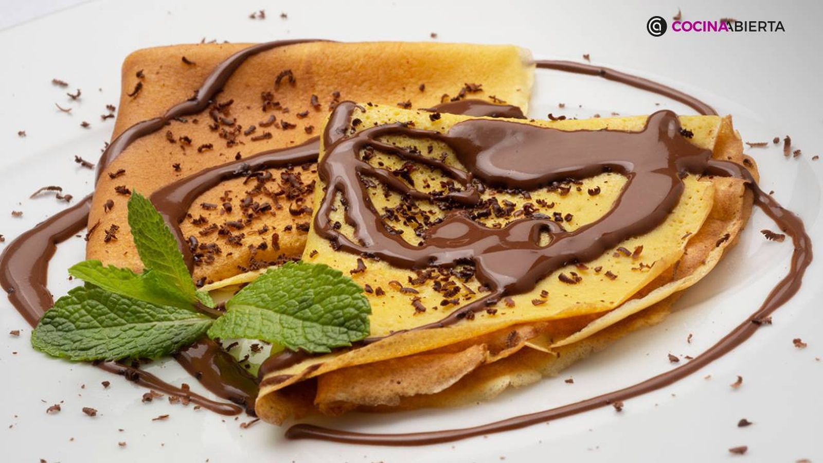 crepes con salsa de chocolate xl