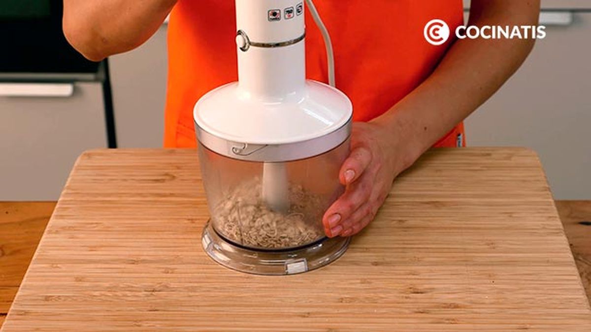 Receta de galletas de avena y nueces sin gluten   Paso 1