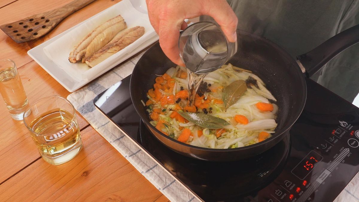 Caballa o verdel en escabeche   Paso 4