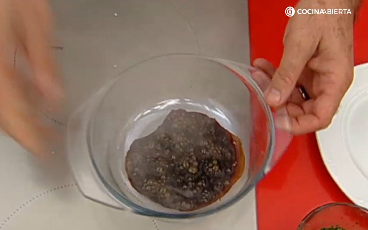 Ten cuidado que no se queme el caramelo