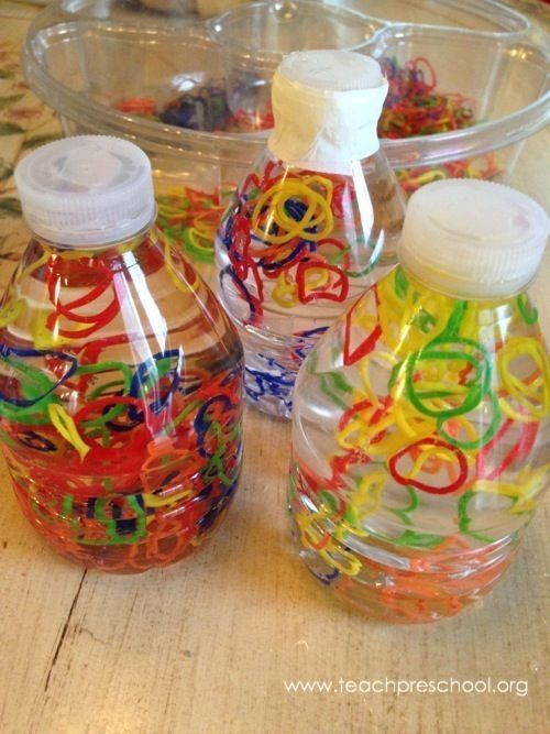 botella sensorial gomas pelo pinterest imagenes educativas